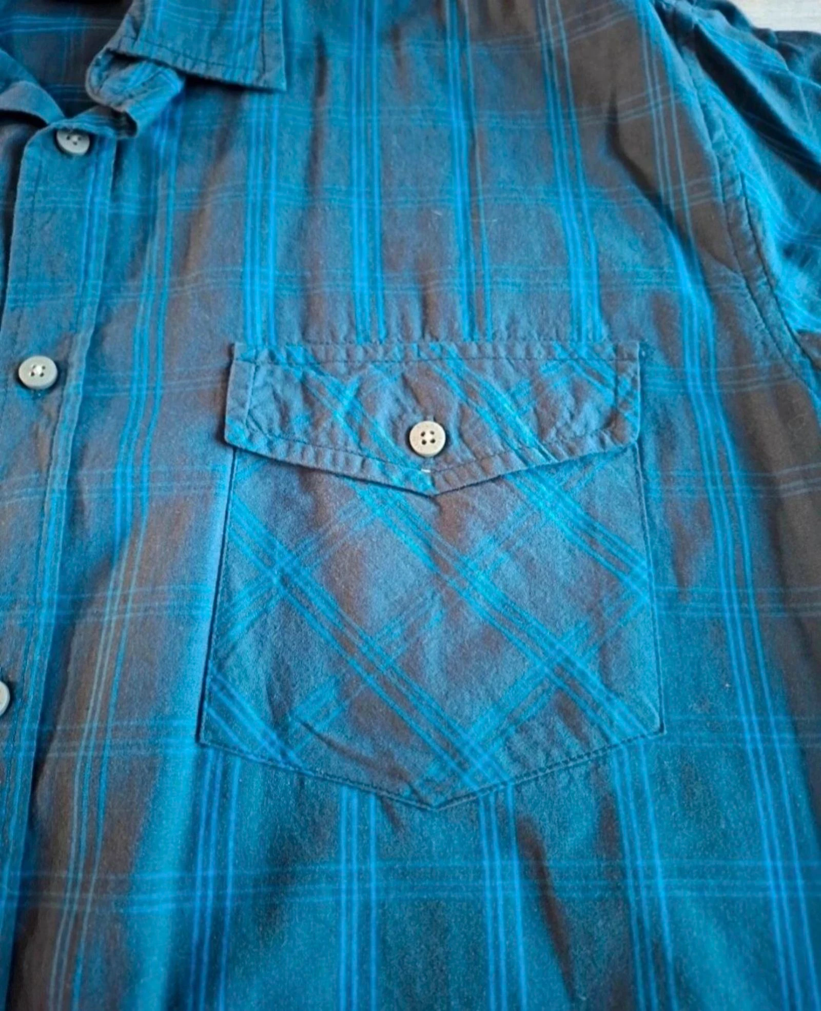 Camisa masculina azul tamanho 40 - nova – photo 5